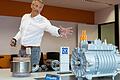 Große Hoffnungen setzen der ZF-Konzern und sein Schweinfurter Entwickler Christoph Sasse auf den neuen Antrieb:&nbsp; EVSys800 soll Elektroautos noch effektiver machen.