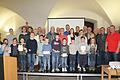 Sie erhielten am Montagabend das Sportabzeichen vom Stadtverband für Leibesübungen Kitzingen.