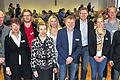 Großer Erfolg der Fachtagung: Unser Bild zeigt (von links) den Caritas-Vorsitzenden Johannes Simon, das Team der Beratungsstelle mit  Marianne Frisch, Michael Brauner, Zäzilia Kehl, Miriam Nusser und dem Leiter Gerhard Lutz sowie die Referenten Thorsten Bührmann, Katharina Boehmer und Martin Lemme sowie die Geschäftsführerin der Caritas, Anke Schäflein.