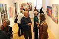 Das zahlreich erschienene Publikum bei der Vernissage bewies, dass eine Ausstellung der Künstlergruppe Spess-Art nach wie vor ein Ereignis in Lohr ist.