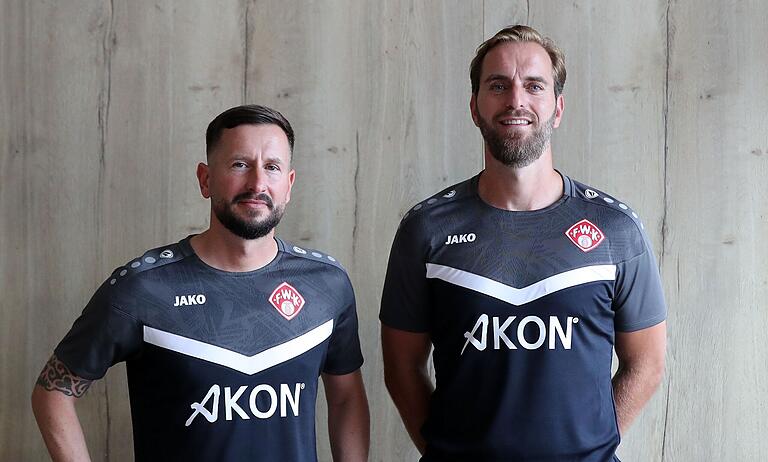 Seit sechs Jahren ein Duo: der neue Kickers-Cheftrainer Markus Zschiesche (links) und sein Assistent Ronny Ermel.