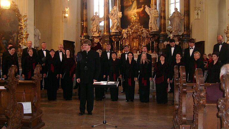 Steffen Schreyer gastierte bereits mehrfach mit seinen Chören in seiner Heimatstadt Gerolzhofen, wie hier im Jahr 2009.