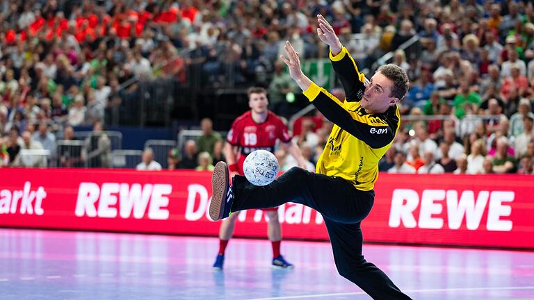 Adam Morawski von der MT Melsungen       -  Adam Morawski und die MT Melsungen sind Tabellenführer in der Handball-Bundesliga.