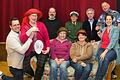 Die Theatergruppe Weyer, von links: Daniel Gräb, Dörthe Kern, Thomas Weber, Barbara Königer, Peter Gehles, Monika Glöckner, Helmut Krines, Jürgen Mayerl, Marion Königer.