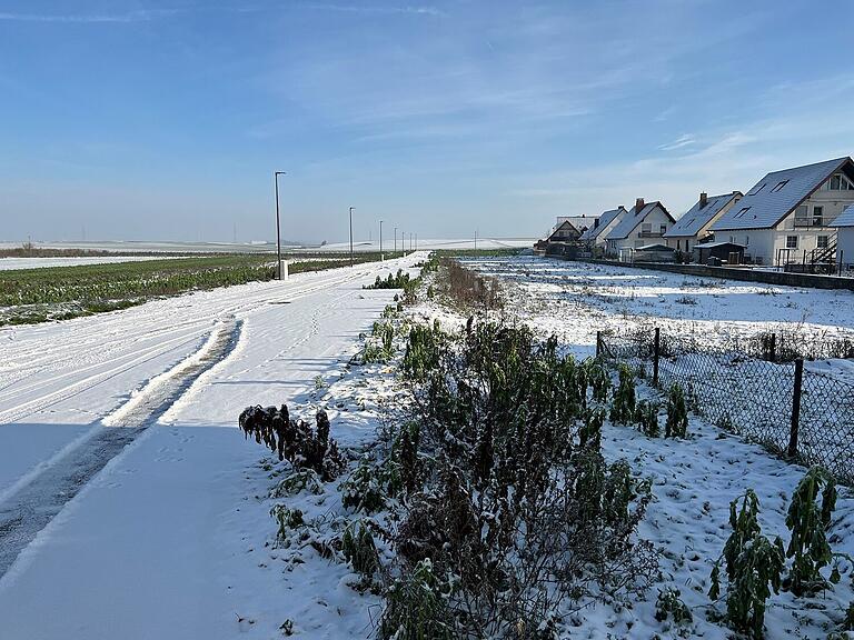 Die Bauplätze im neuen Baugebiet'Am Auweg' in Kolitzheim können bald vergeben werden