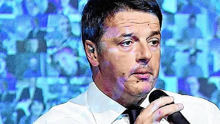 Italian Premier Matteo Renzi in an event supporting Ýes'vote in       -  Wirbt um ein &bdquo;Ja&ldquo; beim Referendum: Matteo Renzi.