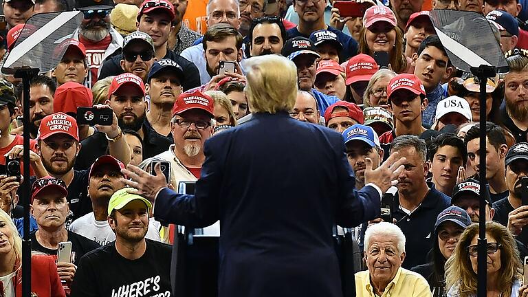 Donald Trump bei einer Wahlkampfveranstaltung in Florida