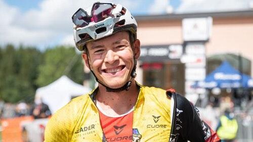 Glücklich und zufrieden: Maximilian Brandl konnte auf der Schlussetappe des 'Schwarzwald Bike Giro' seine Führung ausbauen.