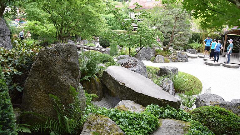 Interessant war die Zen-Garten-Führung, die beim Tag der Offenen Gartentür angeboten wurde.