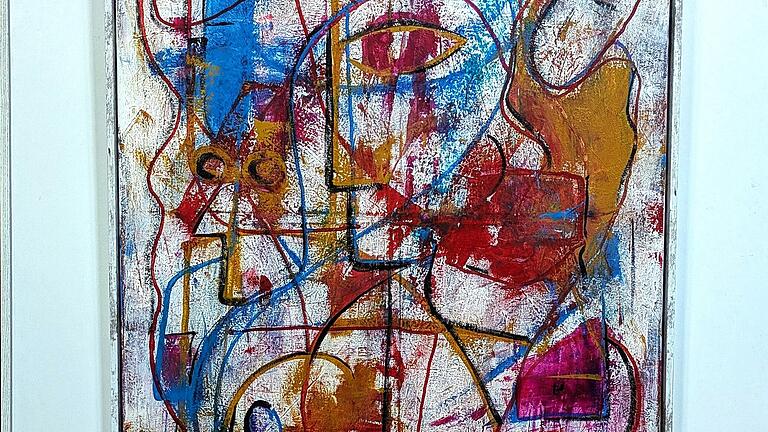 Gemälde „Improvisation“ von Stephan Mundi - Sein Acryl-Gemälde „Improvisation“ ist für Stephan Mundi ein Ausdruck spontaner Schaffensfreude. Gemälde „Improvisation“ von Stephan Mundi - Sein Acryl-Gemälde „Improvisation“ ist für Stephan Mundi ein Ausdruck spontaner Schaffensfreude.