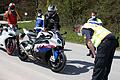 Nicht allen Bikern war die Anwesenheit von Medienvertretern an der Kontrollstelle recht. Es gab sogar lautstarke Proteste in Richtung von Fotografen und Kameraleuten.       -  Nicht allen Bikern war die Anwesenheit von Medienvertretern an der Kontrollstelle recht. Es gab sogar lautstarke Proteste in Richtung von Fotografen und Kameraleuten.