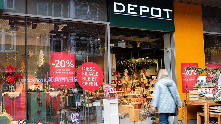 Die unterfränkische Deko-Kette Depot hat Mitte 2024 Insolvenz angemeldet - nun schließt das Unternehmen bundesweit zahlreiche Filialen.&nbsp;