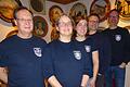 Sie gehen beim Schützenverein Gelchsheim in ihre vierte Amtszeit: Elmar Barthel, Annette Düll, Vanessa Liebenstein, Michael Wald und Markus Meyer (von links).