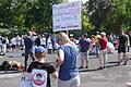 Die Corona-Demo auf dem Schweinfurter Volksfestplatz war erstmals eine 'Regionalversammlung'.