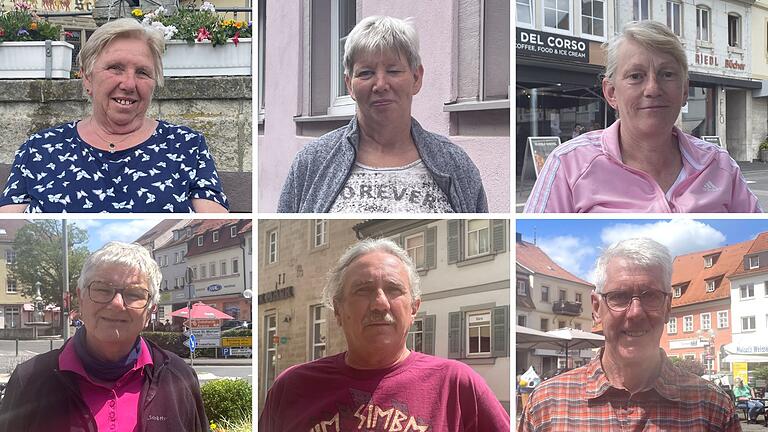 Sie sagen, warum sie auf jeden Fall am Sonntag zur Wahl gehen: Margarete Dölle,&nbsp;Elke Zimmer, Elke Omert, Gerda Jäschke, Michael Thewis und&nbsp;Bernhard Jäschke (von links).&nbsp;