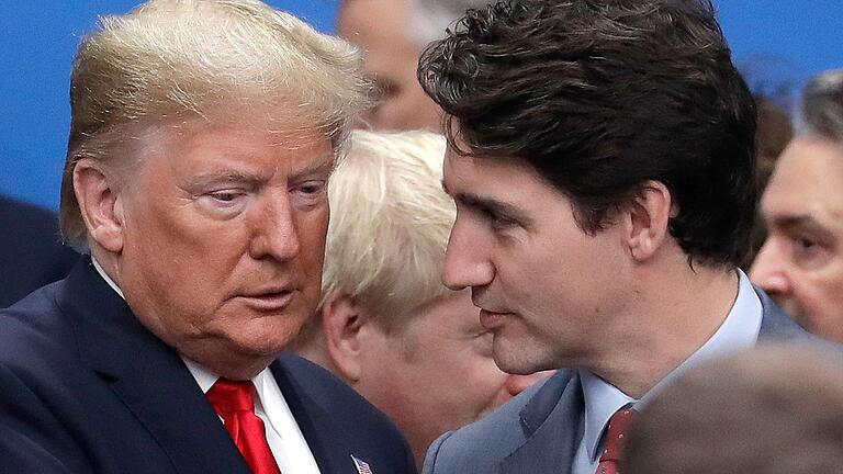 Trudeau und Trump       -  Keine Freunde, aber Nachbarn: Trump und Trudeau
