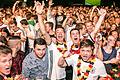 Public Viewing in der Posthalle beim EM Spiel Deutschland - Italien (Archivbild).