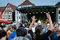 Beste Stimmung und viele Besucher gab es beim Finale des Marktplatzsommers 2024 an diesem Donnerstagabend in Bad Neustadt.