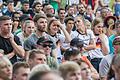 Man könnte sich an den Kopf langen: In Kitzingen wird es&nbsp; – anders als auf diesem Archivbild von 2018 – zur Fußball-EM 2024 kein Public Viewing auf dem Bleichwasen geben.