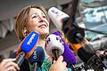 Streik der Lufthansa-Piloten       -  Erleichtert: Bettina Volkens, Personalvorstand der Lufthansa.