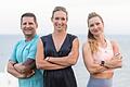 Chiara Väth aus Arnstein konnte keinen Platz im Camp von Coach Ramin Abtin, 'Camp-Chefin' Christine Theiss und Coach Sigrid Illuma (von links) ergattern.