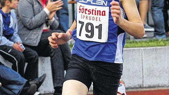 Auf Erfolgskurs: Max Birkelbach (VfL Spfr. Bad Neustadt) war bei den Schülern M 13 über 800 Meter das Maß der Dinge.