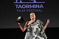 Taormina Film Festival - Sharon Stone für Lebenswerk geehrt       -  Sharon Stone ist besorgt über die derzeitige US-Politik.