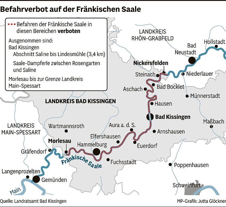 Saale-Sperrung: Abschnitte von Hammelburg Richtung Main-Spessart-Grenze haben Priorität Saale-Sperrung: Abschnitte von Hammelburg Richtung Main-Spessart-Grenze haben Priorität