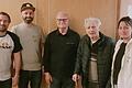 Ehrungen beim CSU-Ortsverband Hergolshausen: Die beiden Vorsitzenden (von links) Johannes Keller und Alexander Pfeuffer ehrten Josef Hauck für 55 Jahre und Albert Keller für 60 Jahre Mitgliedschaft. Es gratulierte 3. Bürgermeisterin Uschi Keller.