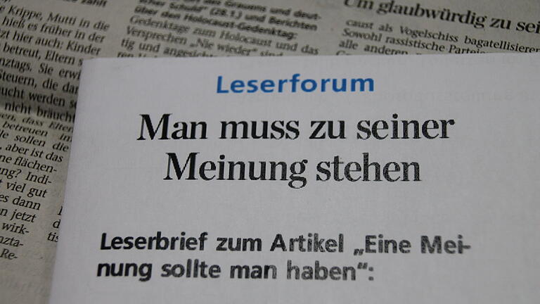 Symbolbild Leserbrief Symbolbild Leserbrief