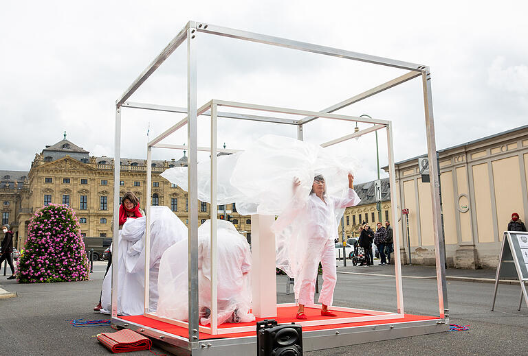 Am alten Standort: Von Oktober bis Dezember stand der 'Kunstleere Raum' in der Hofstraße.