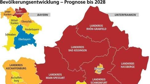 Bis 2028 deutlich weniger Unterfranken