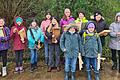 Die Klapperkinder von Hafenlohr: Carla, Hannah, Lea, Lina, Sophie, Sophia, Leo, Max, Annika, Fabienne und Leonie. Nicht auf dem Bild: Leopold, Konstantin, Julius, Anton, Kilian, Klara, Jana und Constantin.