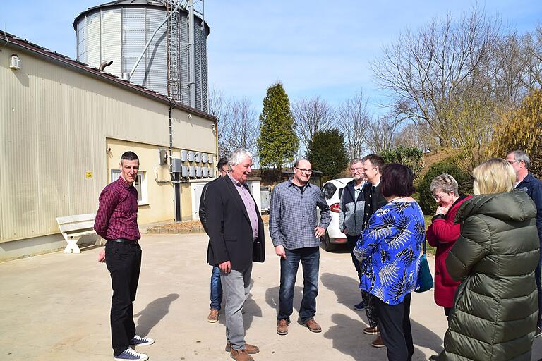 Auch die Biogasanlage in Rodheim wurde besucht. Auch die Biogasanlage in Rodheim wurde besucht.
