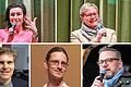 Diskutieren am 24. Januar in Schondra (von links oben nach rechts unten): Dorothee Bär, Sabine Dittmar, Christian Ruser, Florian Beck und Karl Graf Stauffenberg.