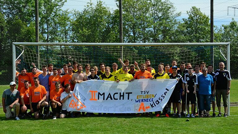 Der TSV Ettleben/Werneck II ist nach dem Sieg gegen Zeuzleben II Meister der B-Klasse 1.
