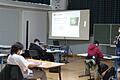 Referentin Jutta Trips vom Institut für Talententwicklung (rechts) bei ihrem vorbereitenden Vortrag auf die Fachmesse vocatium.