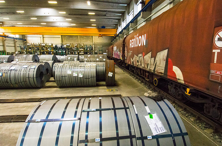 Auch die Stahllogistik verzeichnet Rückgänge. Auch die Stahllogistik verzeichnet Rückgänge.