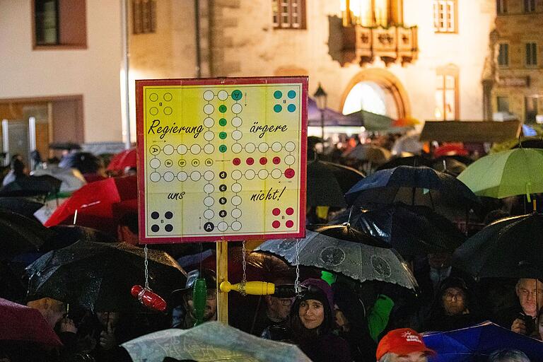 Der Protest gestaltete sich einfallsreich.&nbsp; &nbsp;