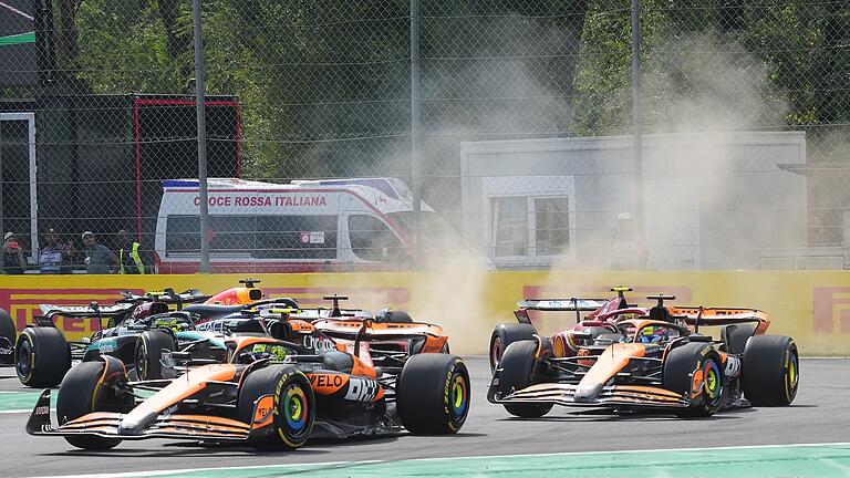 McLaren-Teamduell in der Formel 1       -  Führen einen harten Zweikampf: Die McLaren-Piloten Lando Norris und Oscar Piastri.