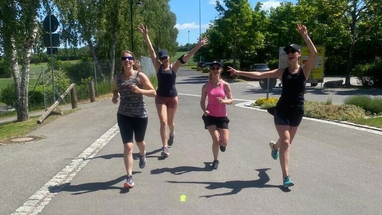 Viele Spaß hatte diese Sälzer Frauenlaufgruppe beim Fitnesslauf im vergangenen Jahr.