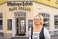 Das &bdquo;Café Fehrer&ldquo;, Ecke Herzogenstraße/Wilhelmstraße: Inhaberin Karin Fehrer: &bdquo;Es war eine wundervoll Zeit, die ich hier erleben durfte.&ldquo;