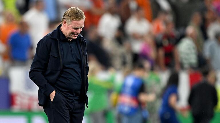 Bondscoach Ronald Koeman       -  Bondscoach Ronald Koeman beklagt vor dem Deutschland-Spiel Nebenkriegsschauplätze.