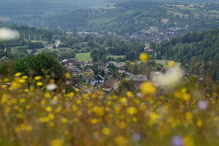 Von der Anhöhe bei Obersinn hat man einen tollen Blick auf das Sinntal. Wer die Aussicht genießen will, muss allerdings ein paar zusätzliche Höhenmeter in Kauf nehmen. Von der Anhöhe bei Obersinn hat man einen tollen Blick auf das Sinntal. Wer die Aussicht genießen will, muss allerdings ein paar zusätzliche Höhenmeter in Kauf nehmen.