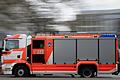 Einsatz der örtlichen Feuerwehr im Frauenland: Der Dachstuhl eines unbewohnten Wohnhauses geriet am Mittwochabend in Brand.