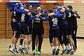 Freude beim TV Oberndorf nach dem Sieg im Achtelfinal-Rückspiel in den Play-offs gegen den Nord-Vertreter TSV LoLa