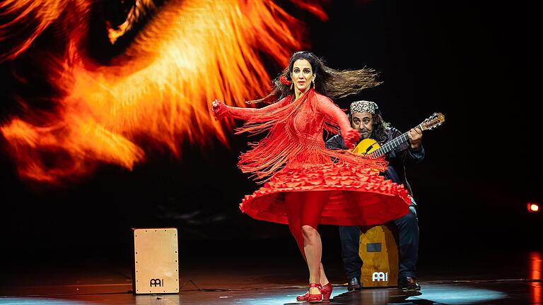 Flamenco von Montserrat Suárez beim Varieté-Festival in Sennfeld.