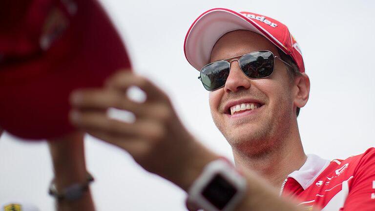 Sebastian Vettel       -  Will seinen Vorsprung beim Großen Preis von Belgien weiter ausbauen: Ferrari-Pilot Sebastian Vettel.