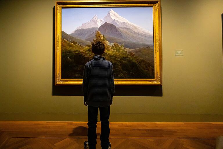 Caspar David Friedrichs Gemälde 'Der Watzmann' aus den Staatlichen Museen zu Berlin - jetzt im Museum Georg Schäfer Schweinfurt.