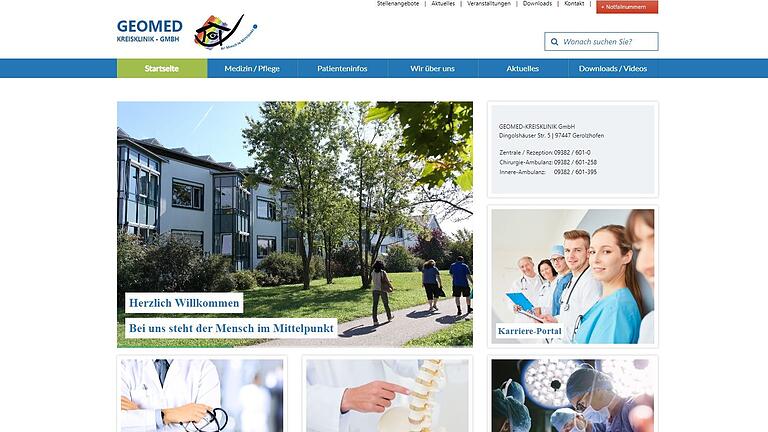 Nach dem Stör-Angriff vom Dienstag ist die Website der Geomed-Klinik wieder normal zugänglich. Dies ist unter anderem auch einem speziellen Sicherheitscheck zu verdanken.